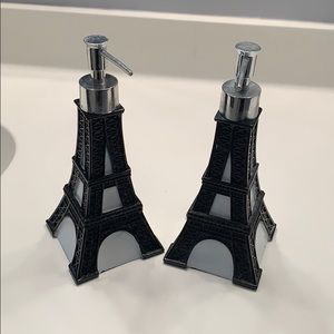 Eiffel tower soap dispensers